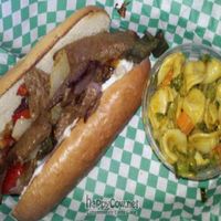 Po Boy - Pardon the dark cell phone picture at Green New American Vegetarian in Tempe