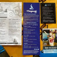 Menu front at Green New American Vegetarian in Tempe