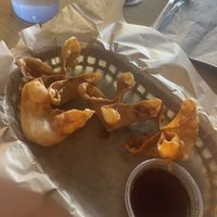 Crab puffs   at Green New American Vegetarian in Tempe