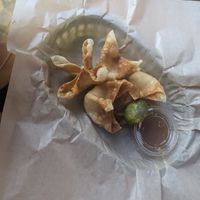 Crab Rangoon appetizer at Green New American Vegetarian in Tempe