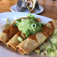 The Three Amigos (potato taquitos special) at Green New American Vegetarian in Tempe