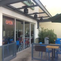 out front  at Green New American Vegetarian in Tempe