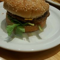 Classic Burger (add special sauce!) at Green New American Vegetarian in Tempe