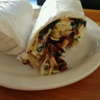 Ranchero Burrito at Green New American Vegetarian in Tempe
