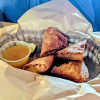 Samosas at Green New American Vegetarian in Tempe