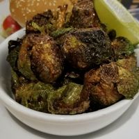 Look at those Brussels sprouts. at Green New American Vegetarian in Tempe