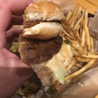 The “Big Wac”! Yum!  at Green New American Vegetarian in Tempe