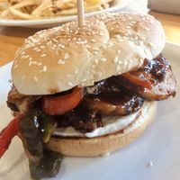 Secret BBQ Sammie with "bacon" at Green New American Vegetarian in Tempe