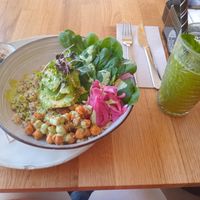 Bhudda bowl.....the flavours in quinoa was divine!  at BLOOMING I Healthy Food Café in Torremolinos