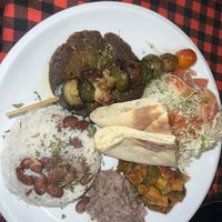 Vegan platter   at City Grill in Yogyakarta