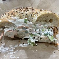   at Brooklyn Bagel & Coffee in New York City