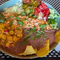 Mexican Bowl (with cheese already removed) at Pancho's Mexican Food in Baku