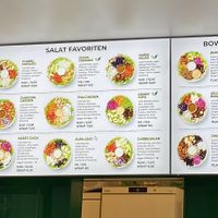 The menu  at SupaSalad - Schanzenstraße in Cologne