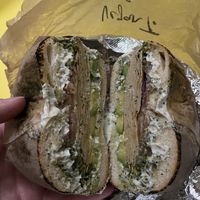Vegan turkey special   at BTS - Bagel To Sandwich in New York City
