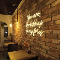 Part of the shop at Bijzonder Frietwerk in Dordrecht