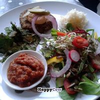 Brazil Nut Burger at ORB Cafe in Edinburgh