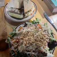 Spring roll sandwich and adisalad. Both were delish!   at Northern Waters Smokehaus in Duluth