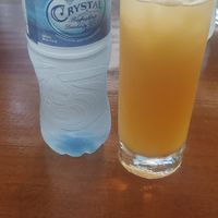 Pineapple juice at Chef Rob's Gourmet Café in Hopkins