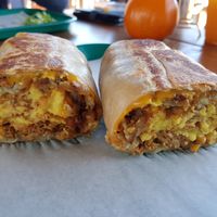 Vegan Sunrise Burrito at Whale Bites Cafe in Depoe Bay