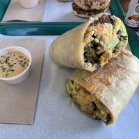 Northwest burrito  at Whale Bites Cafe in Depoe Bay