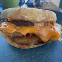 Vegan Sunrise Sandwich  at Whale Bites Cafe in Depoe Bay