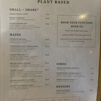Vegan menu available   at Belair Hotel in Blackwood