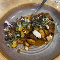 Vegan gnocchi   at Belair Hotel in Blackwood