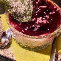 Cheesecake vegano at MamaMomo - Cucina Ibrida & Cocktail Bar in Rome