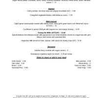 Menu at Foxtons Winebar & Restaurant in Berwick-upon-tweed