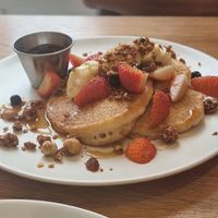 As melhores panquecas do mundo at botànic in Barcelona