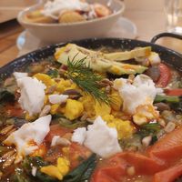 Shakshuka a la catalana at botànic in Barcelona