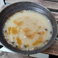 Daily soup at botànic in Barcelona