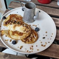 Pancakes at botànic in Barcelona
