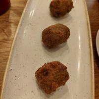 Croquetas de verduras #Veganuary at botànic in Barcelona