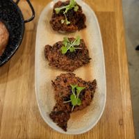 Delicious croquetas at botànic in Barcelona