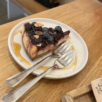 Cheesecake - delicious!   at botànic in Barcelona