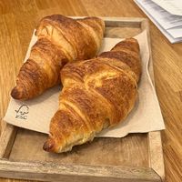 Vegan croissants - so yummy!  at botànic in Barcelona