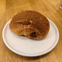 Pain au chocolat at botànic in Barcelona