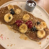 los pancakes  at botànic in Barcelona