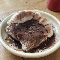 Tiramisu croissantt  at botànic in Barcelona