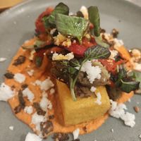 Polenta at botànic in Barcelona