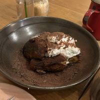 Vegan french toastt  at botànic in Barcelona