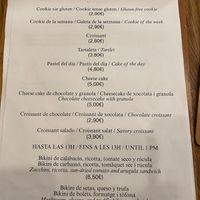 Pastry menu (2 of 7) at botànic in Barcelona