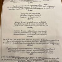 Tapas menu (3 of 7) at botànic in Barcelona