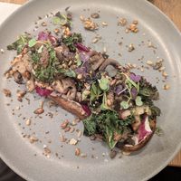 Sandwich with mushrooms and kale 4.5/5 at botànic in Barcelona