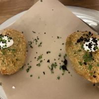 Croquetas del día (espárragos)  at botànic in Barcelona