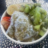 chia pudding açaí bowl  at Aloha 'Aina Juice Cafe in Lihue