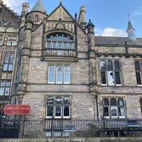 Outside of the restaurant & bar.  at The Library Bar in Edinburgh