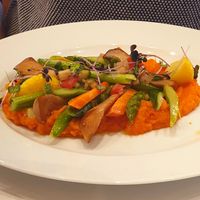 Süßkartoffeln Mousse vegan at Hauptstadt Gendarmerie  in Berlin