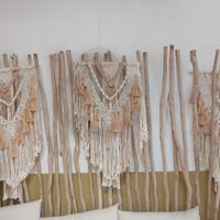 Wall decoration at IVEGAN SUPERSHOP BEN THANH - Healthy Plant Based Cafe in Ho Chi Minh City